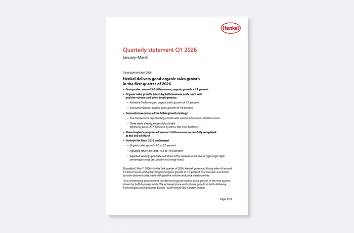 Quarterly Statement Q1 2026