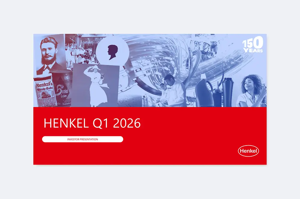 Henkel Roadshow Presentation (Cover)